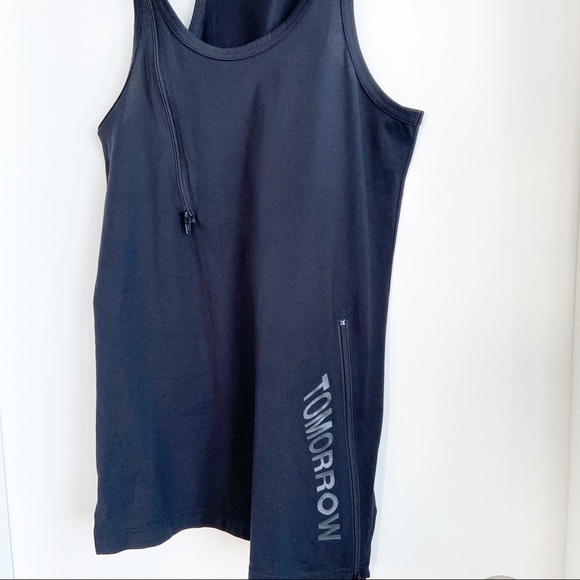 Y-3 Adidas Yohji Yamamoto Zipper Tomorrow Tank Top - Picture 4 of 8